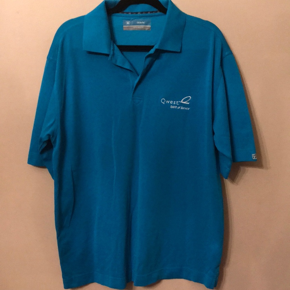 NWOT, Blue Polo shirt.